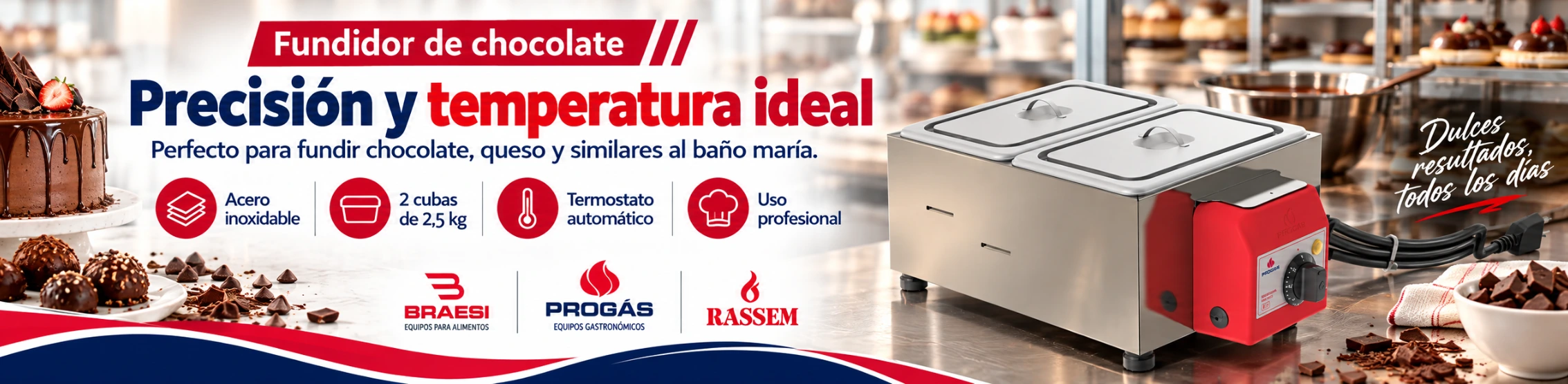 Fundidor de chocolate Progás PRD-200 G2
